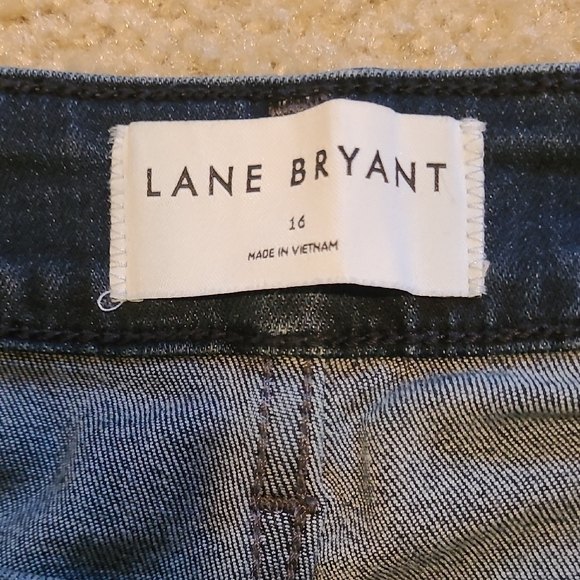Lane Bryant Dark Indigo Straight-Leg Jeans - Picture 3 of 7